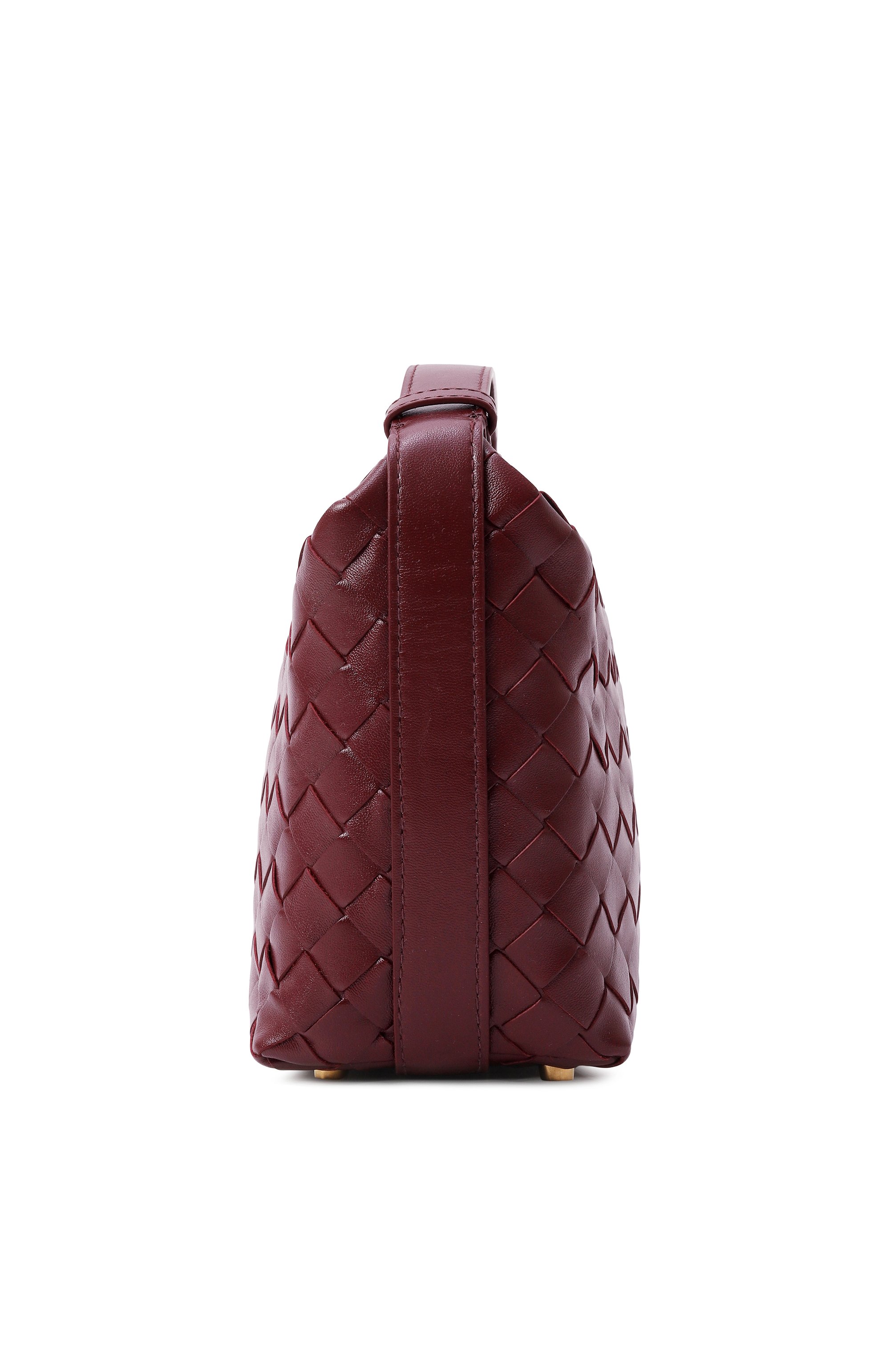 Сумка wallace mini BOTTEGA VENETA бордового цвета по цене 299500 руб., арт. 754443 V3IV1, фото 4 Сумка wallace mini BOTTEGA VENETA, арт. 754443 V3IV1, фото 4