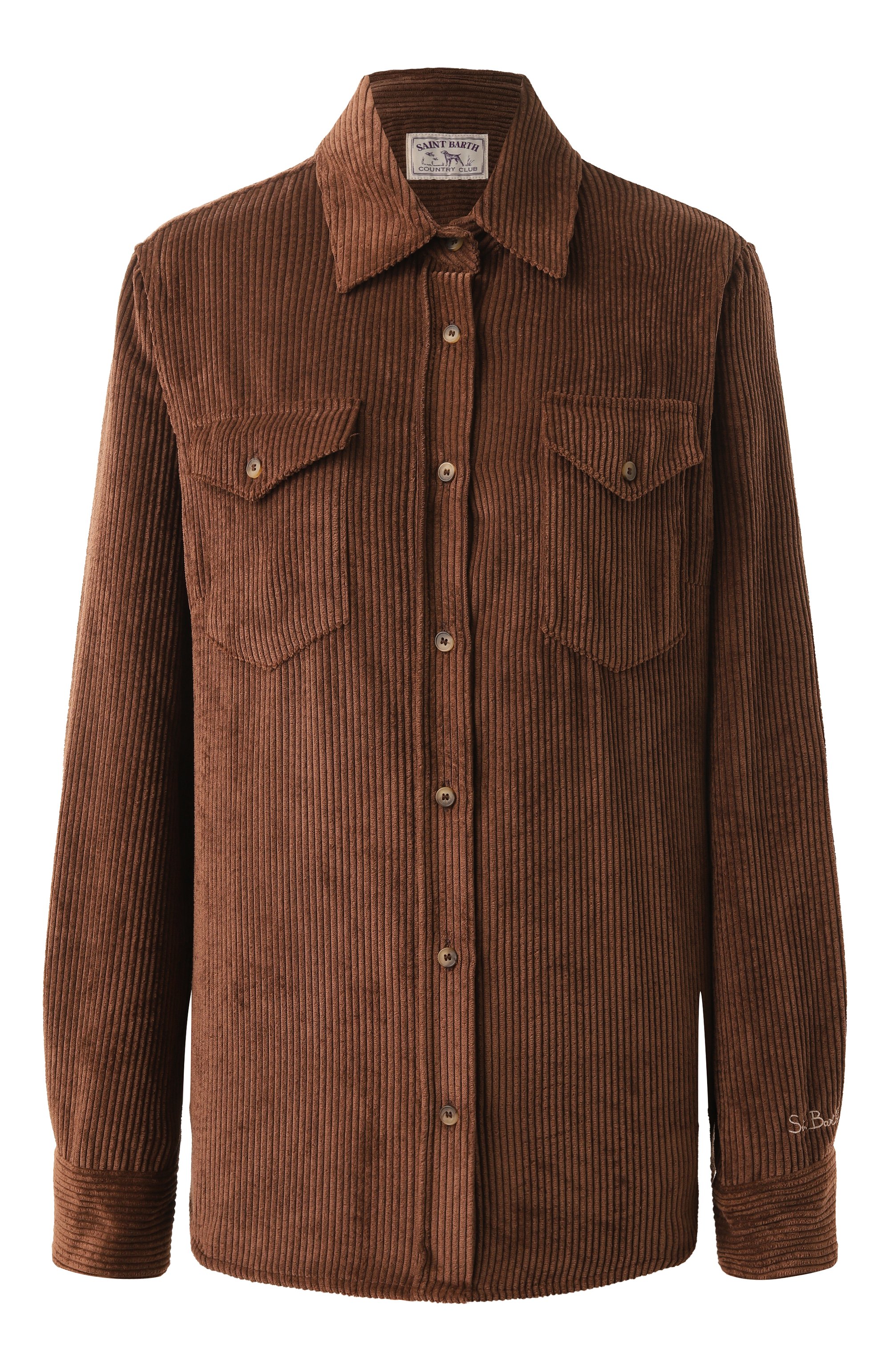Вельветовая рубашка MC2 SAINT BARTH, арт. DEER/01755G, фото 1