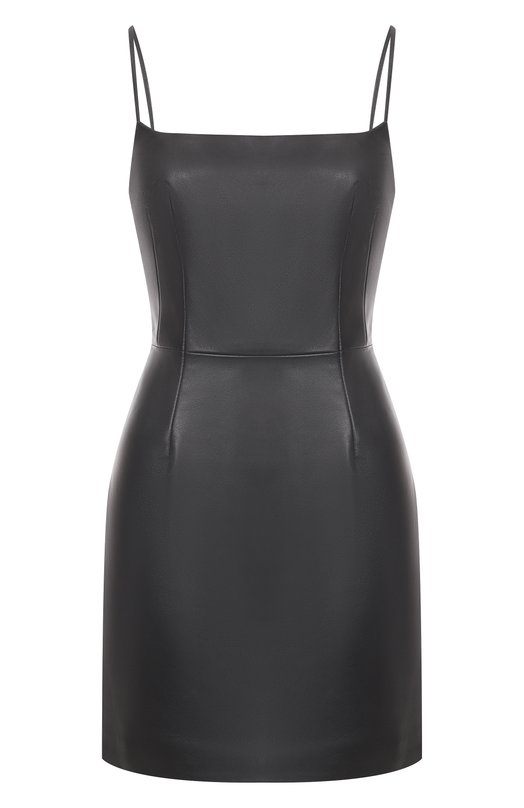 Кожаное платье 12 STOREEZ 125854 Чёрный 125854