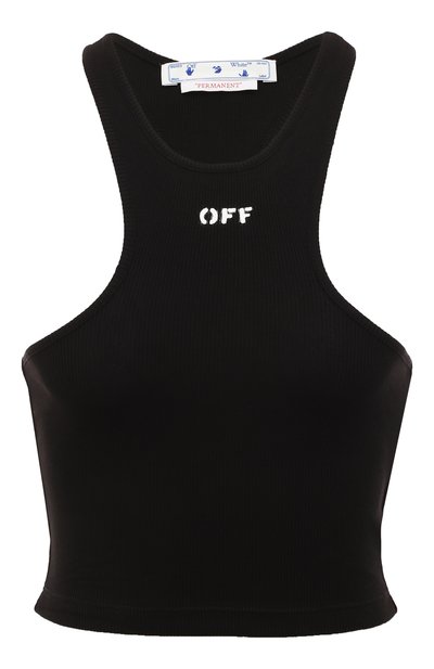 Женский хлопковый топ OFF-WHITE, арт. OWAD086C99JER0011001