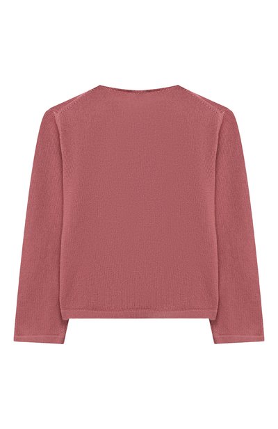 Шерстяной кардиган DOLCE & GABBANA розового цвета по цене 29700 руб., арт. L2KW44/JAVRR, фото 2 Шерстяной кардиган DOLCE & GABBANA, арт. L2KW44/JAVRR, фото 2