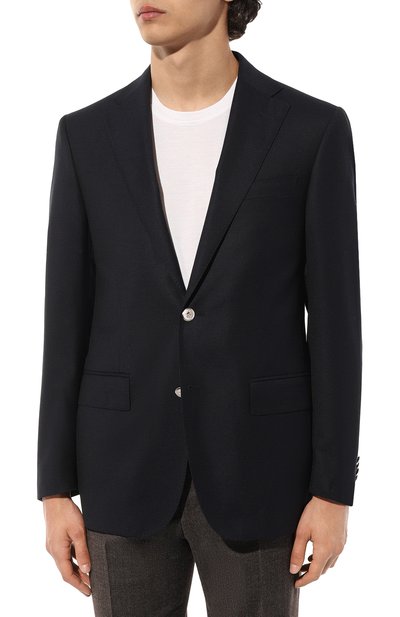 Шерстяной пиджак CORNELIANI, арт. 926008-3818475, фото 3
