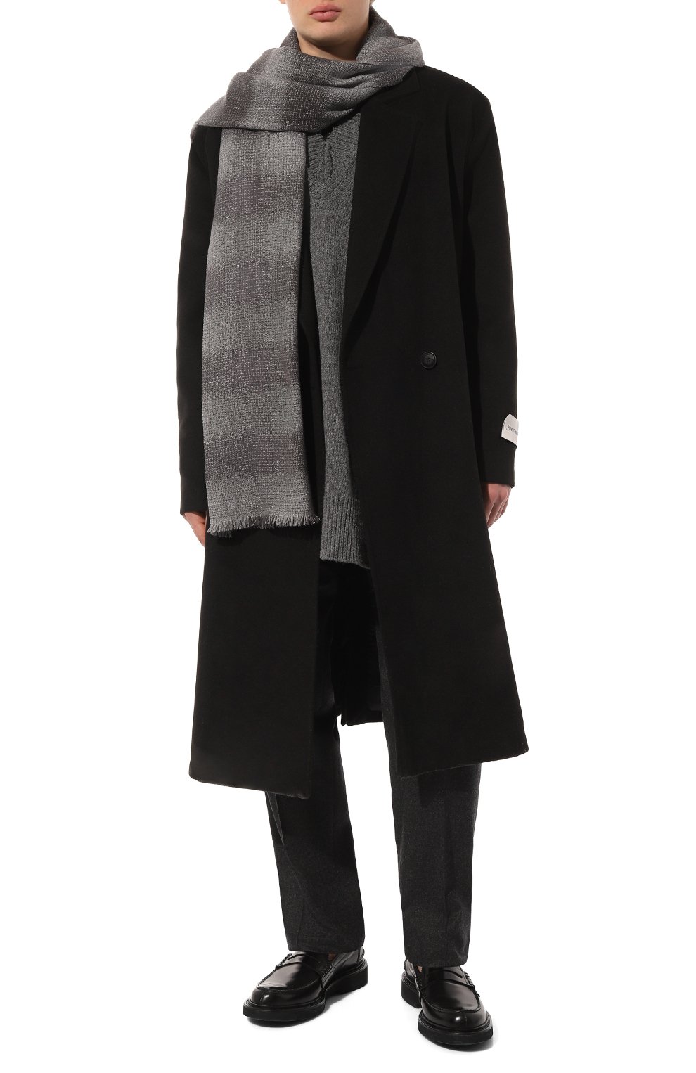 Шарф из шерсти и шелка ZEGNA, арт. Z6L05SA6/26A, фото 3