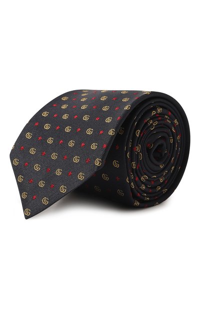 Мужской шелковый галстук GUCCI, арт. 672466 4E002