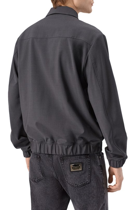 Бомбер Dolce & Gabbana G9BMUT/FURK8 Серый  G9BMUT/FURK8 Фото 4