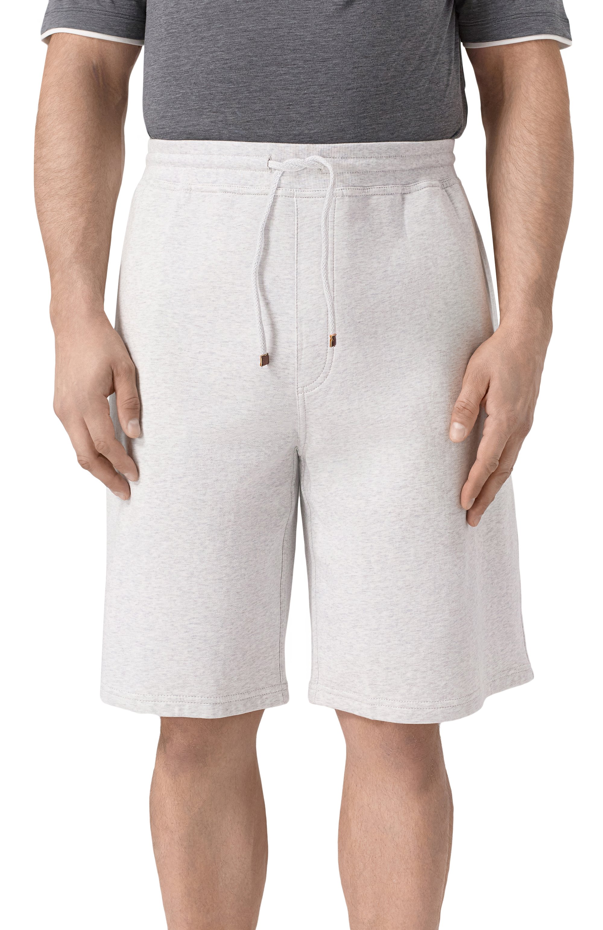 Хлопковые шорты BRUNELLO CUCINELLI, арт. MW8633318G, фото 3