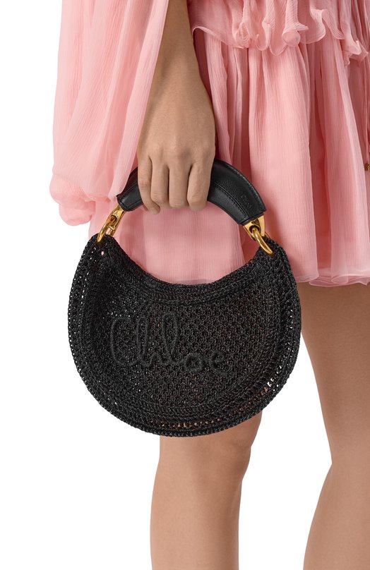 Сумка Summer Banana Chloé CH26SP921R34 Чёрный  CH26SP921R34 Фото 2