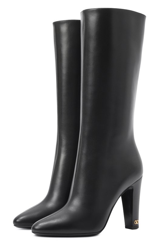 Кожаные сапоги Hotty 100 Valentino 8W2S0NJ3/DDT Чёрный 8W2S0NJ3/DDT