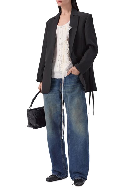 Женский хлопковая майка ANN DEMEULEMEESTER, арт. B0013947/FA736