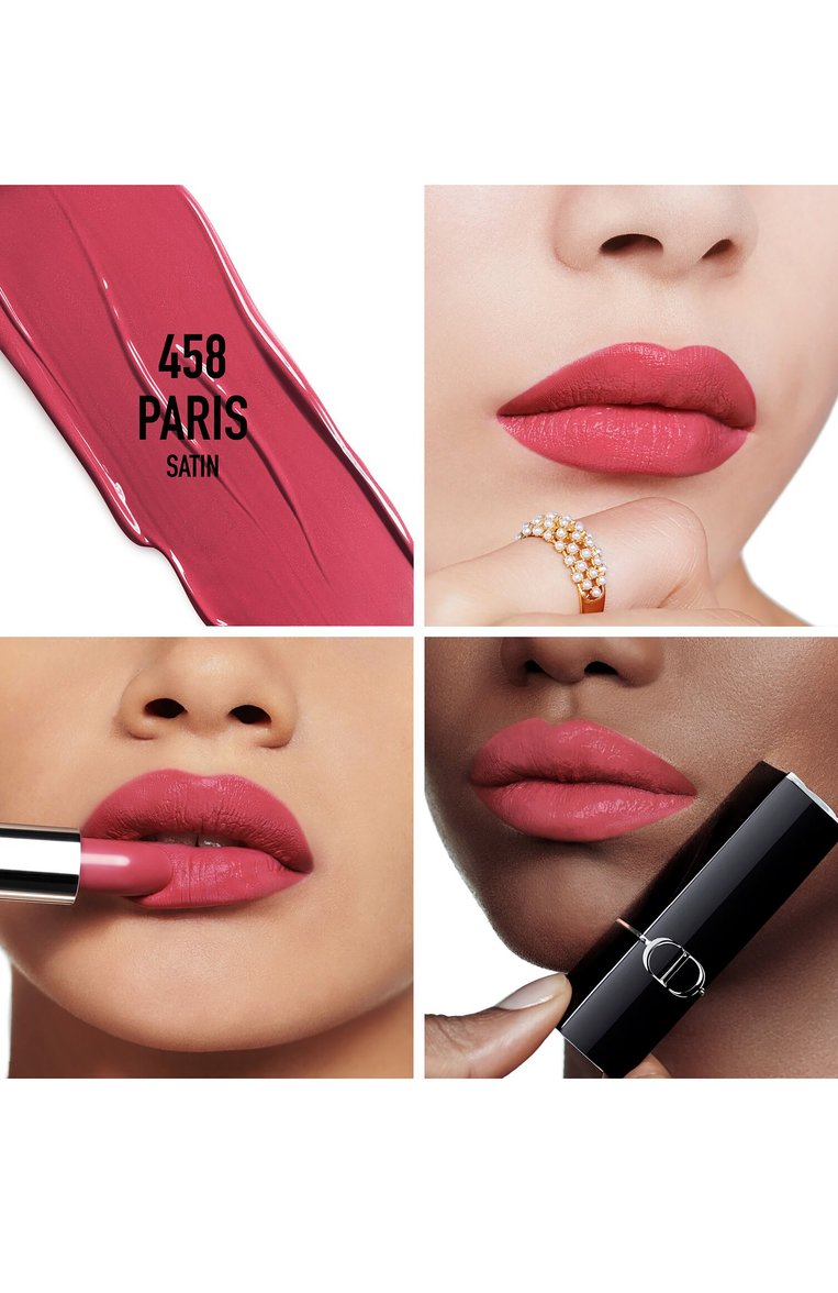 Помада для губ с сатиновым финишем rouge dior, оттенок 458 париж (3,5g) DIOR, арт. C035500458, фото 1