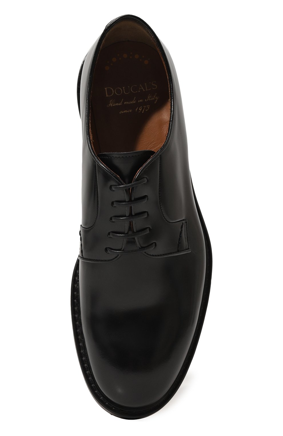 Кожаные дерби DOUCAL'S черного цвета по цене 49200 руб., арт. DU1385SIENUF007N, фото 6 Кожаные дерби DOUCAL'S, арт. DU1385SIENUF007N, фото 6