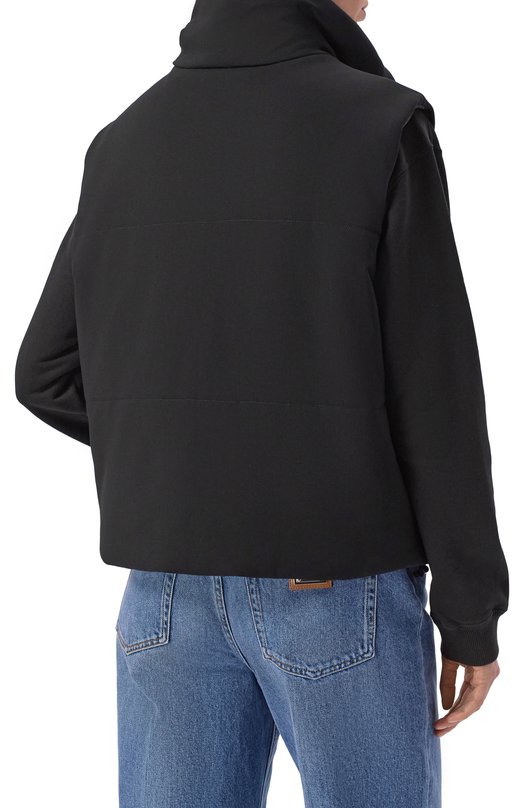 Утепленный жилет из вискозы Dolce & Gabbana F9R23T/GF790 Чёрный  F9R23T/GF790 Фото 4