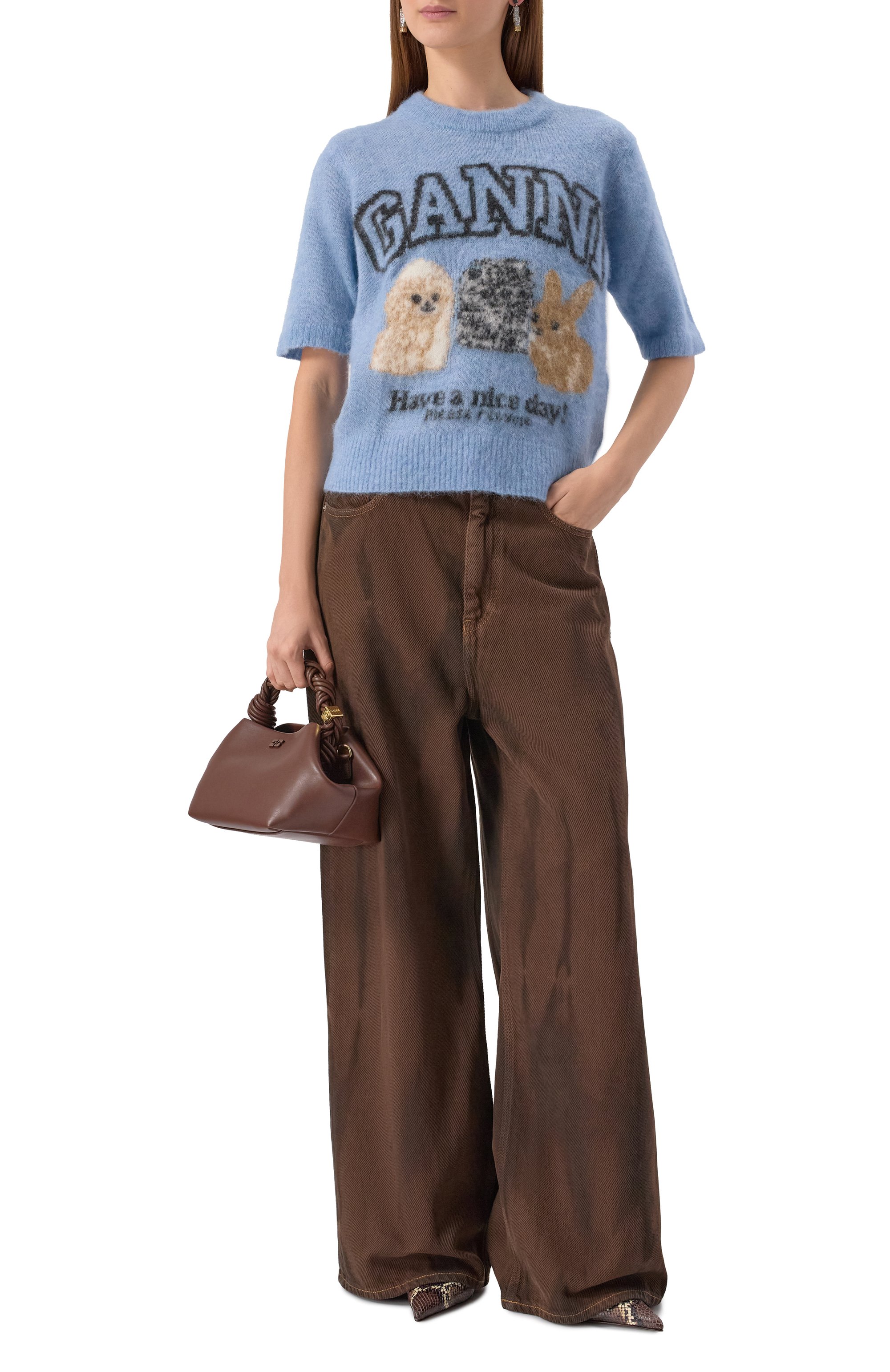 Джинсы GANNI, арт. J1737, фото 2