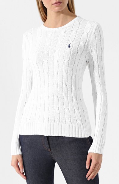 Хлопковый пуловер POLO RALPH LAUREN, арт. 211580009/0S098C09, фото 3