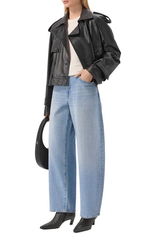 Джинсы Bonnie 7 For All Mankind 7UF70C10/B0NNIE CURVILINEAR Голубой  7UF70C10/B0NNIE CURVILINEAR Фото 2