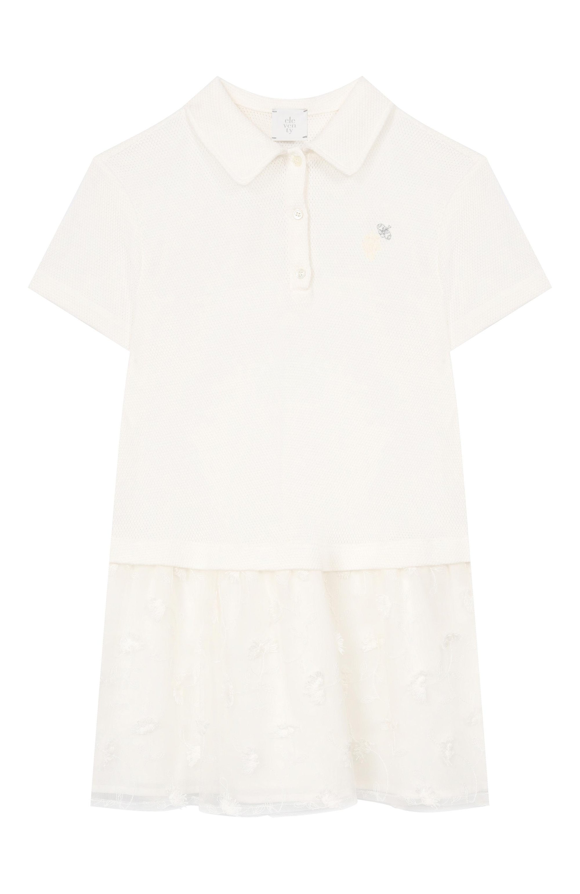 Хлопковое платье ELEVENTY, арт. EY1A11/J0547_001, фото 1