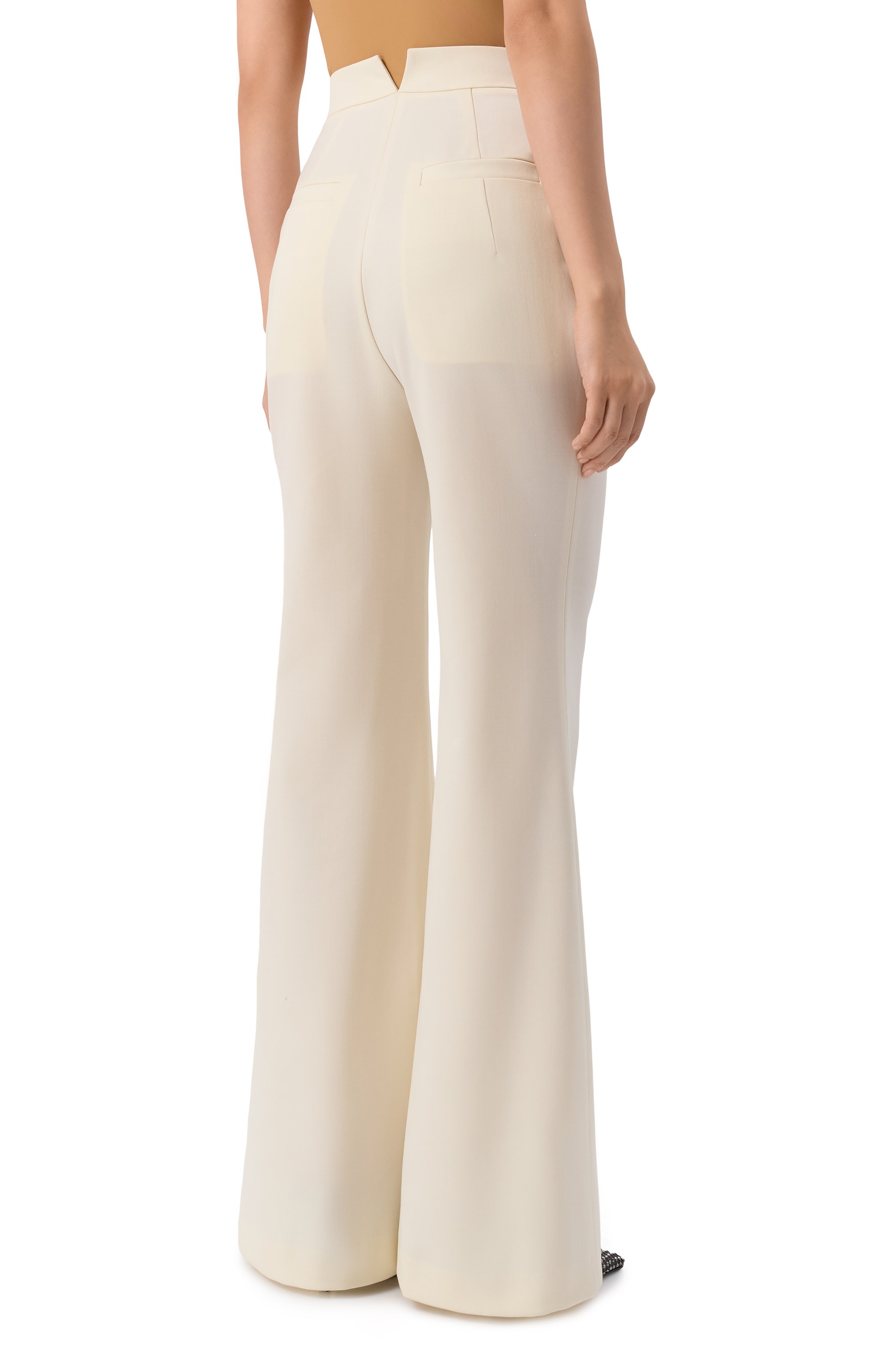 Шерстяные брюки LOUVE кремового цвета по цене 120000 руб., арт. 25-03-05-03-10-04-06, фото 4 Шерстяные брюки LOUVE, арт. 25-03-05-03-10-04-06, фото 4