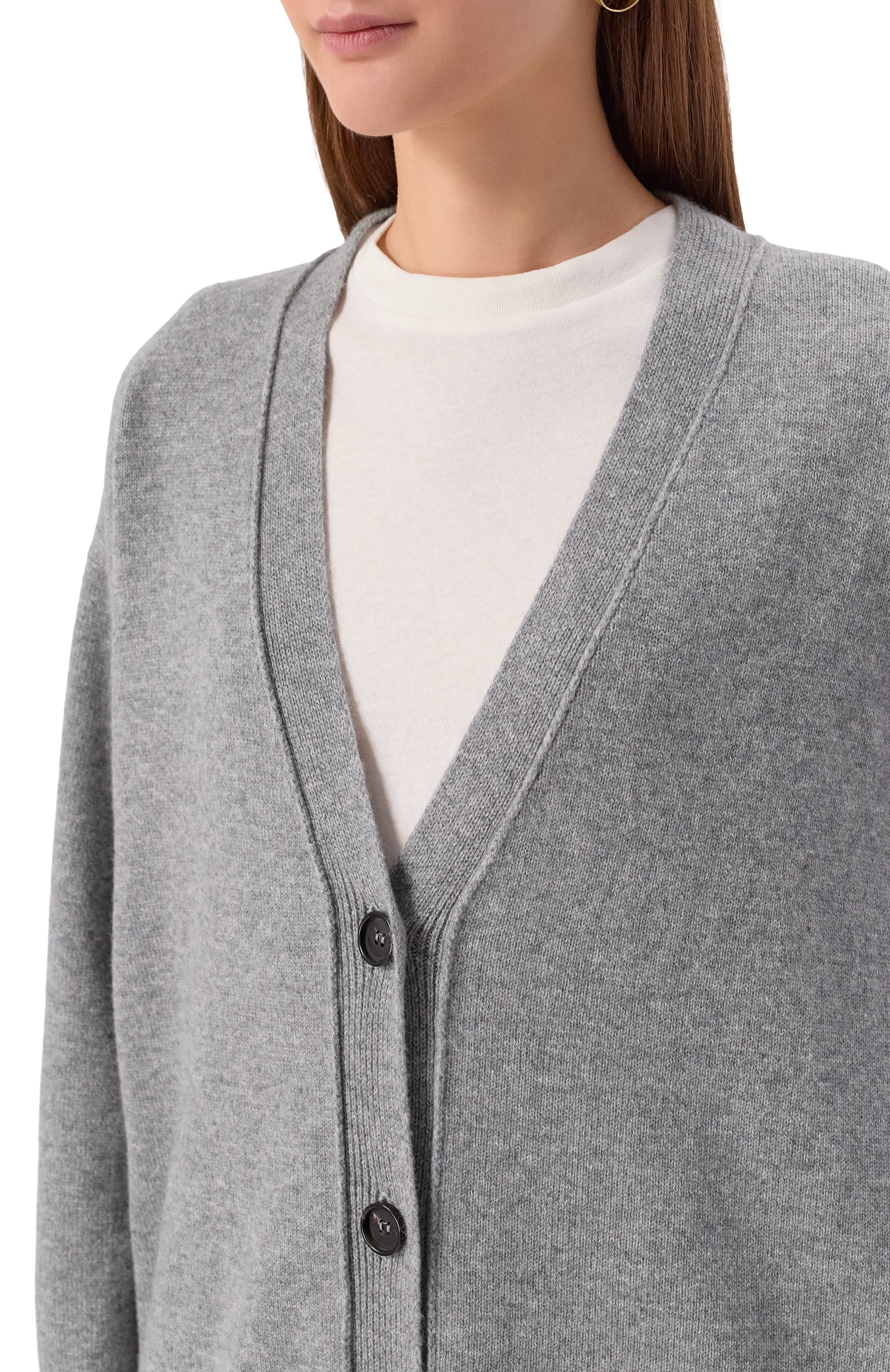 Кардиган из шерсти и кашемира LORENA ANTONIAZZI, арт. CM11A/2472, фото 5