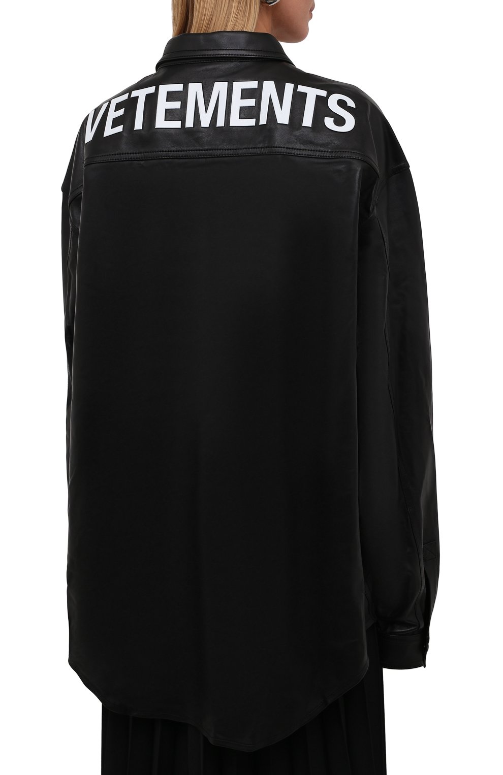 Кожаная рубашка VETEMENTS, арт. UA52SH980B 2404/W, фото 4