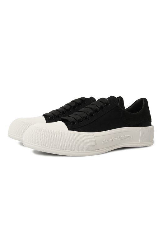 фото Текстильные кеды deck plimsoll alexander mcqueen