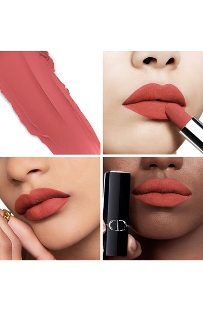 Сменный блок помады для губ с вельветовым финишем rouge dior, отте�нок 772 классическое розовое дерево (3,5g) DIOR, арт. C335600772, фото 3