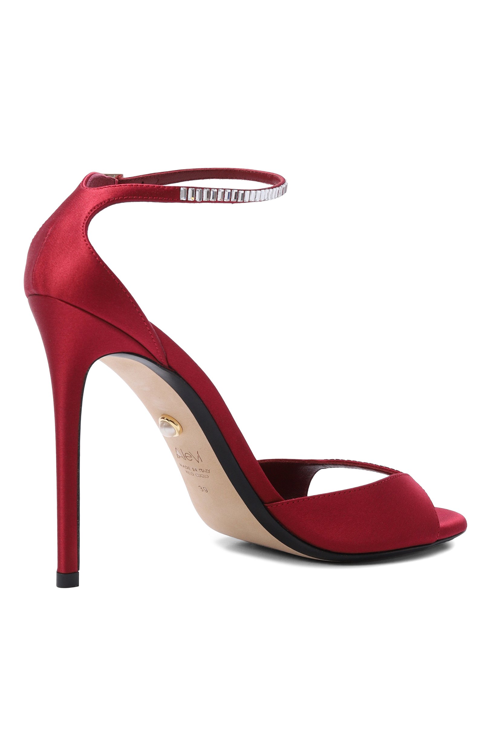 Атласные босоножки ninel xtal 110 ALEVI MILANO, арт. L27WC003.U.0222353/SATIN, фото 5