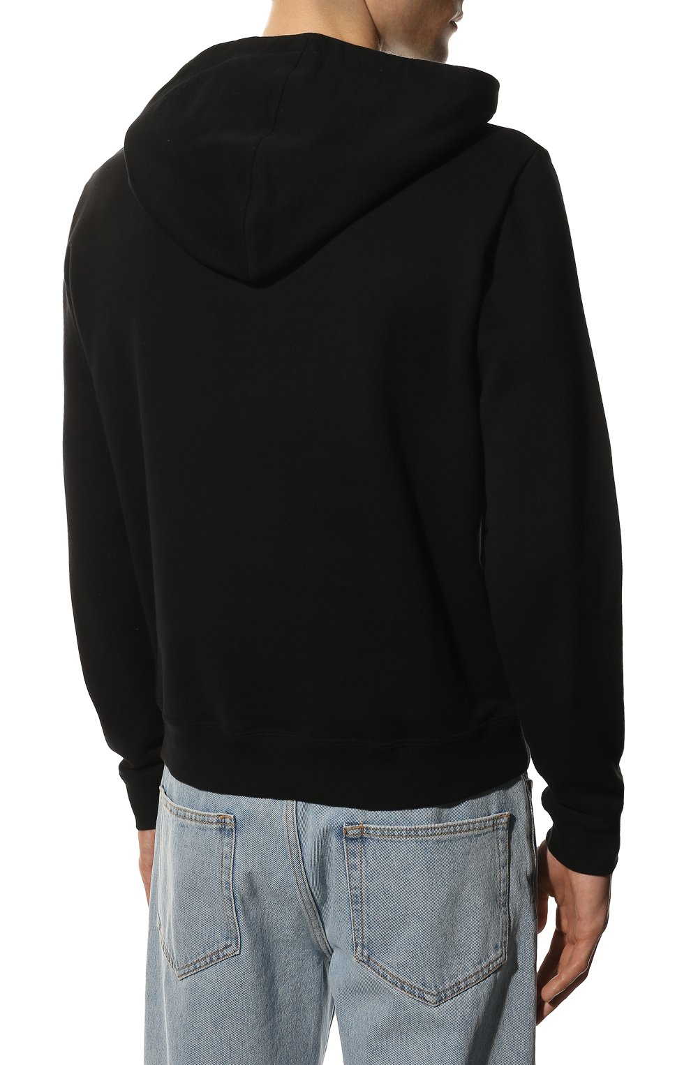 Хлопковое худи SAINT LAURENT, арт. 677259/YB2PG, фото 4