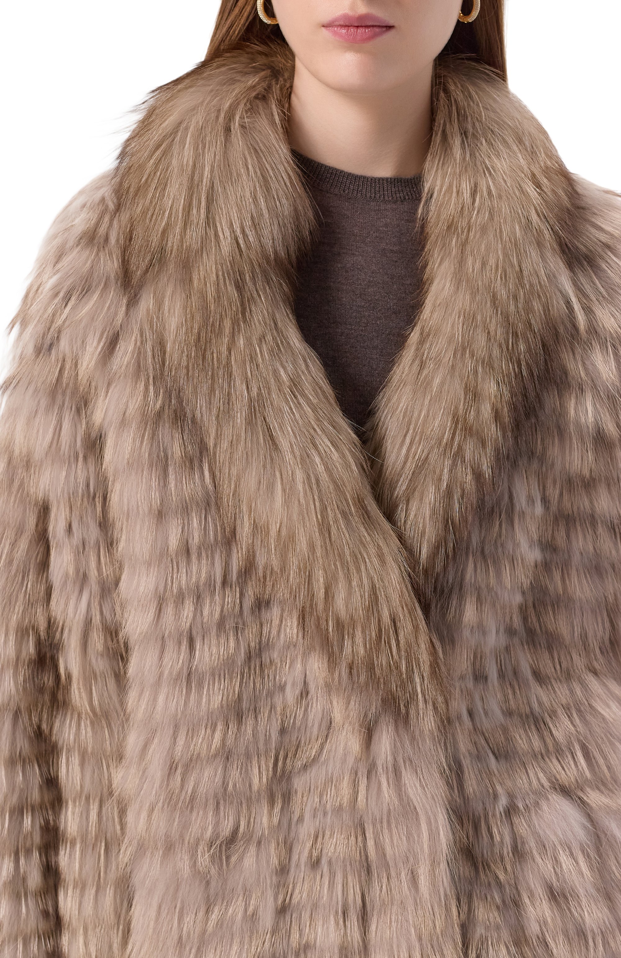 Шуба из лисы SIMONETTA RAVIZZA, арт. F05JA291F1, фото 5