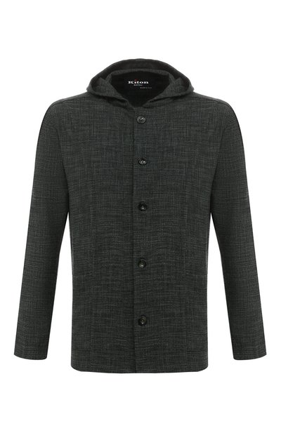 Мужская рубашка из шерсти и шелка KITON, арт. UMCLUCAK0643C