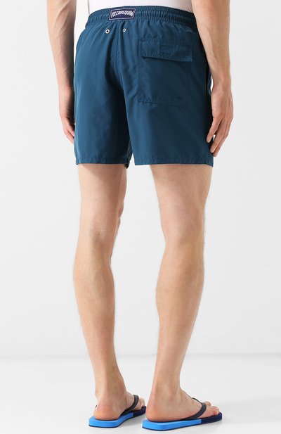 Плавки-шорты с вышивкой VILEBREQUIN синего цвета по цене 25050 руб., арт. MOT/8050H, фото 4 Плавки-шорты с вышивкой VILEBREQUIN, арт. MOT/8050H, фото 4