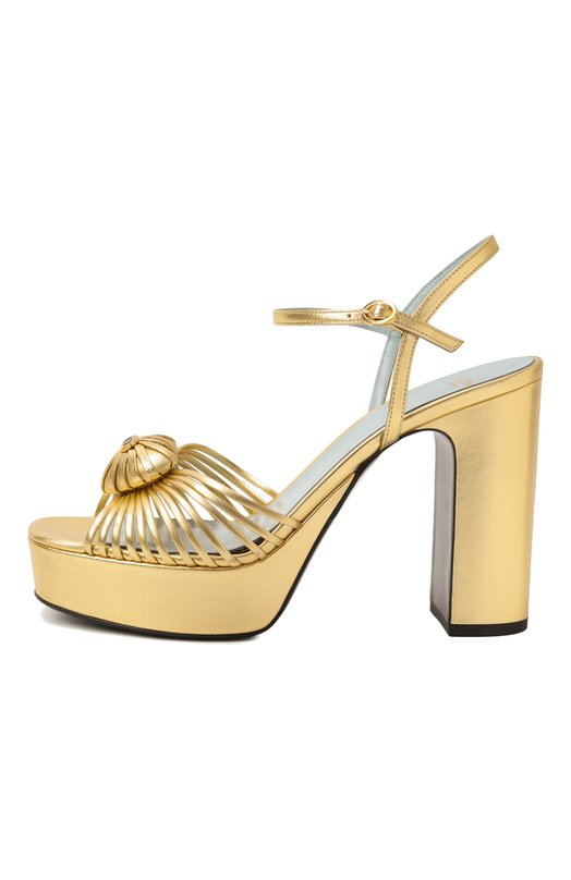 Кожаные босоножки Sandal Royal 115 Valentino 7W2S0LY2/RUR Золотой  7W2S0LY2/RUR Фото 4