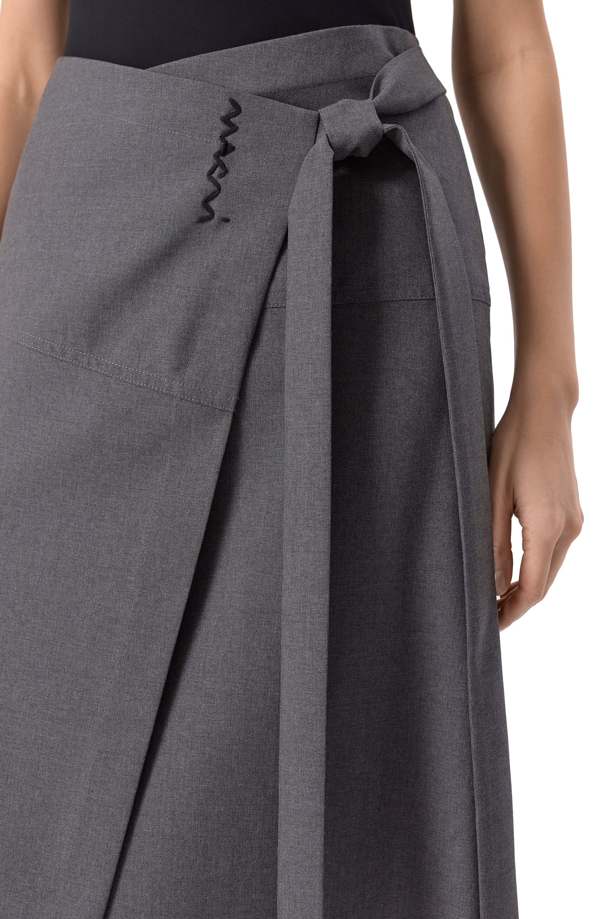 Шерстяная юбка MARNI, арт. G0MA0698S0/TW839, фото 5