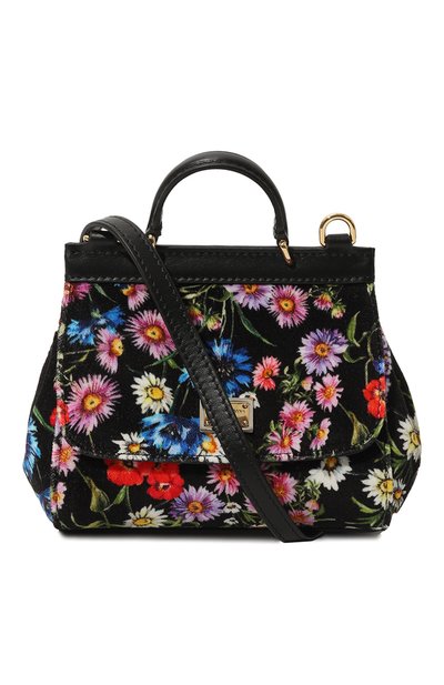 Сумка sicily DOLCE & GABBANA черного цвета по цене 77400 руб., арт. EB0003/AA945, фото 4 Сумка sicily DOLCE & GABBANA, арт. EB0003/AA945, фото 4