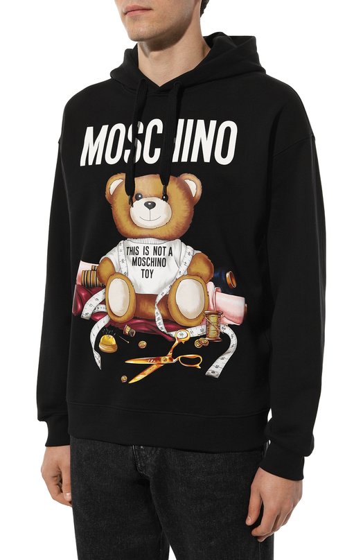 фото Хлопковое худи moschino