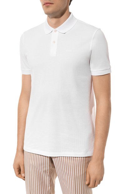 Хлопковое поло BOSS, арт. 50468362, фото 3