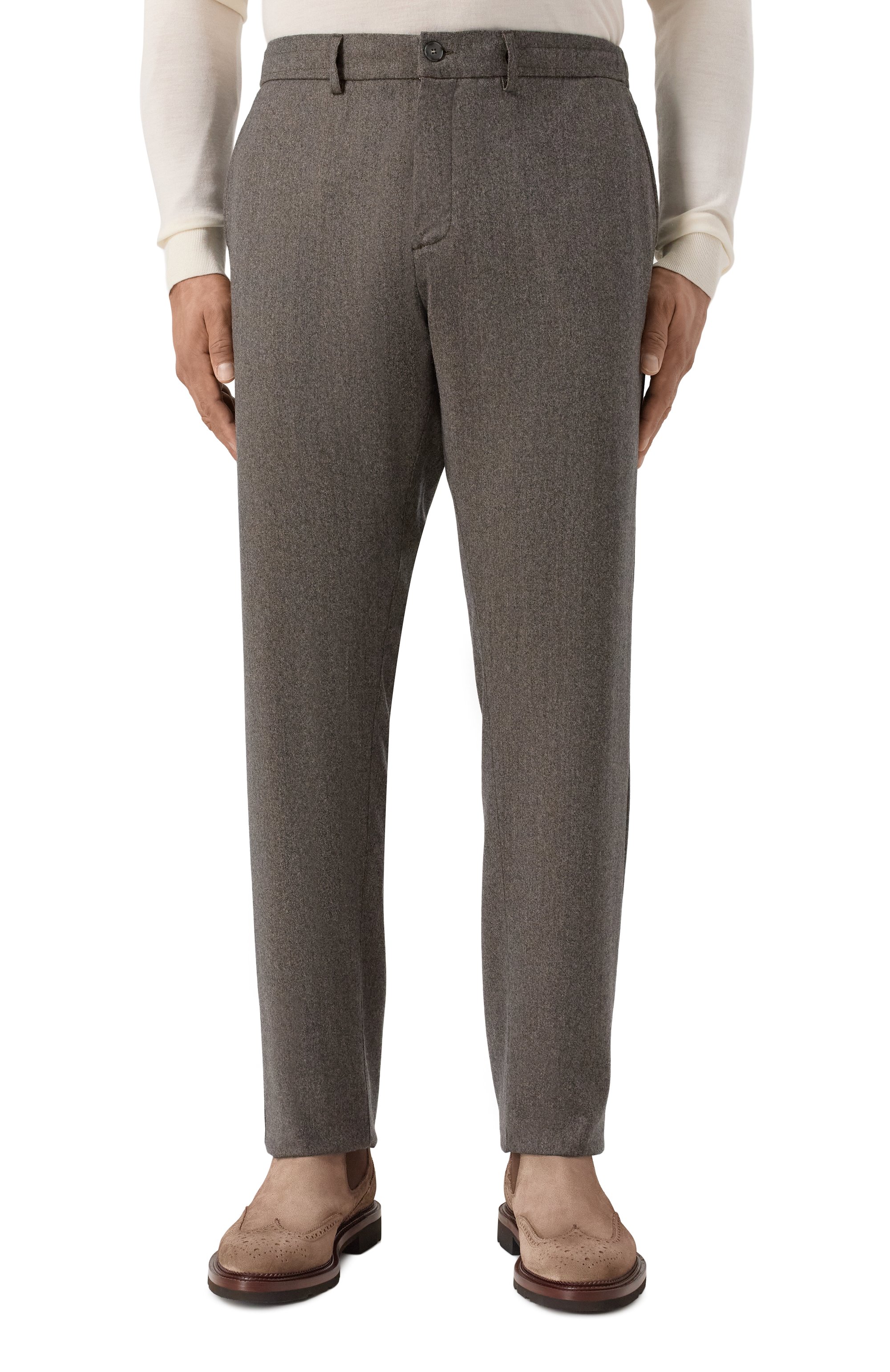 Шерстяные брюки CANALI, арт. V1659G/AR03472, фото 3