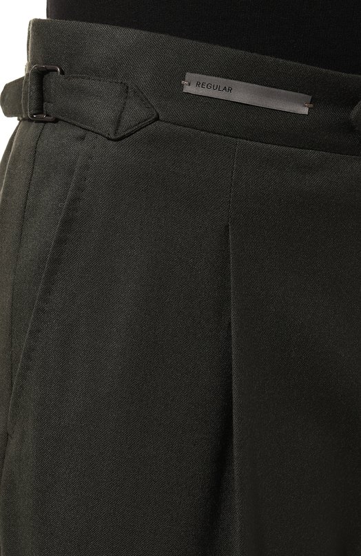 Шерстяные брюки Corneliani 944L26-9418111 Зелёный  944L26-9418111 Фото 5