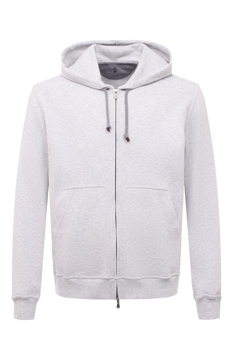 Хлопковая толстовка BRUNELLO CUCINELLI, арт. M0T359069G, фото 1
