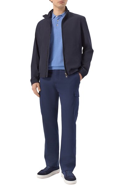 Хлопковое поло ANDREA CAMPAGNA, арт. M5426-8056, фото 2