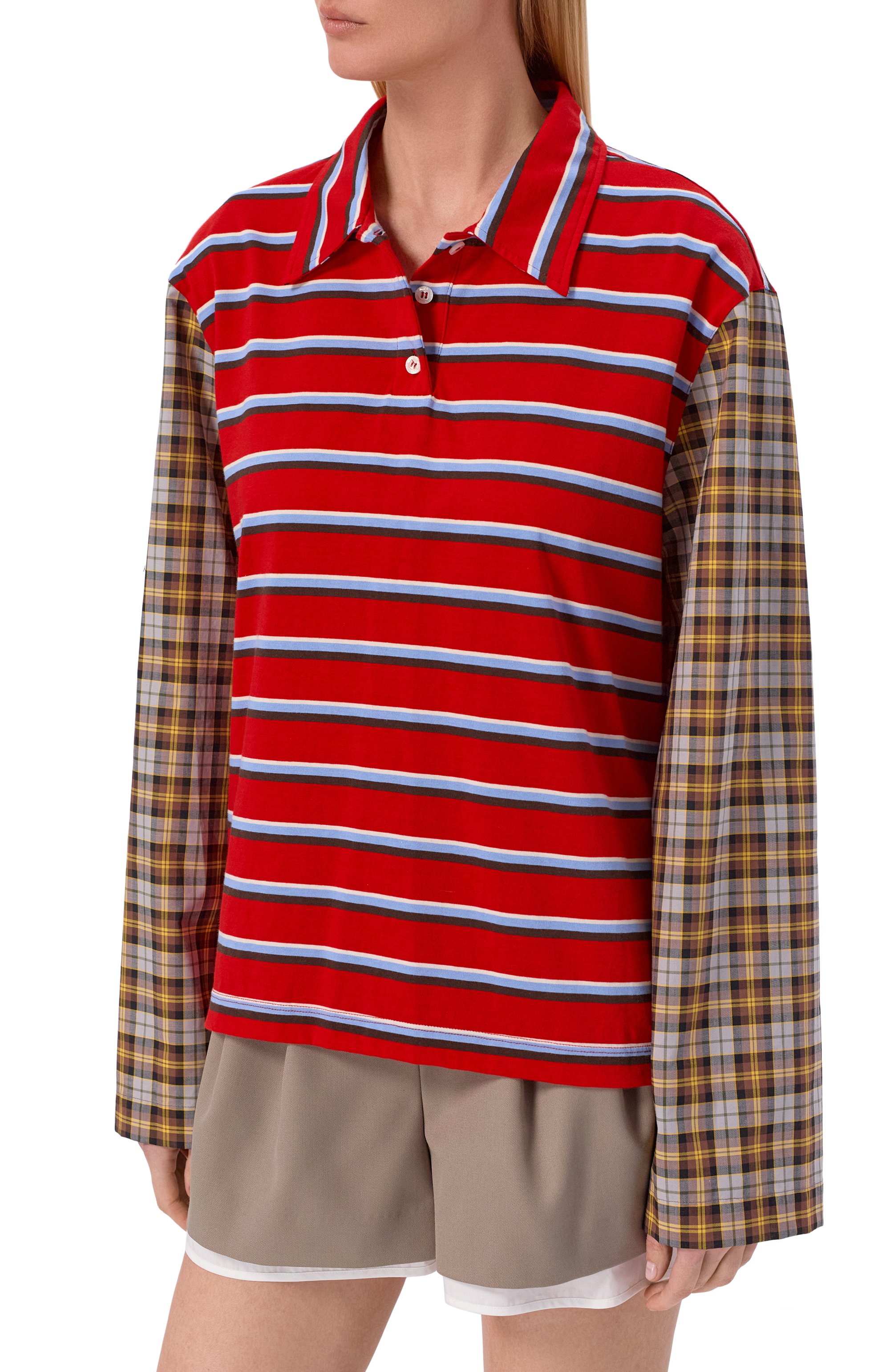 Хлопковое поло MSGM, арт. 4042MDM104 267310/267310, фото 3