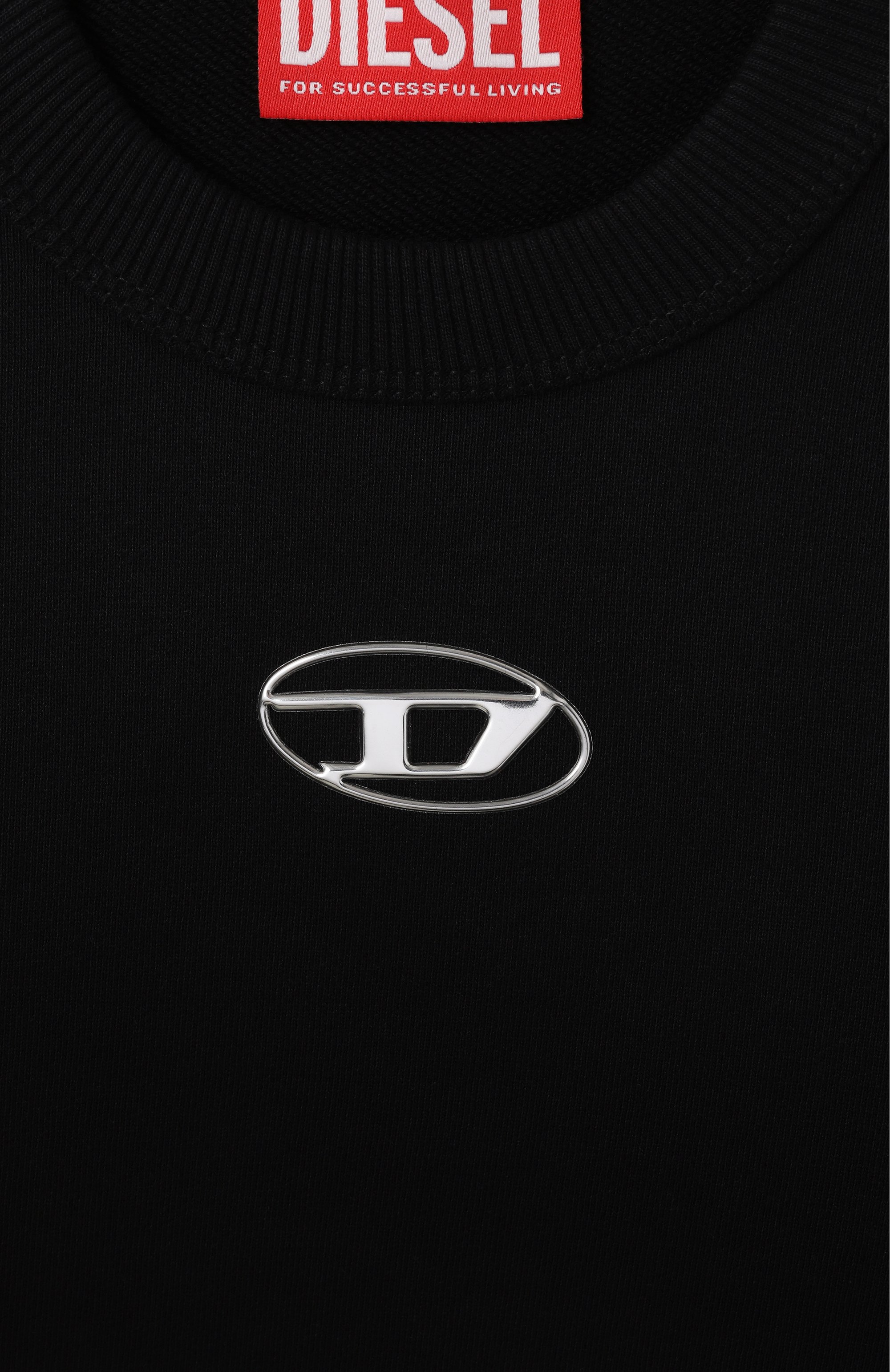 Хлопковый свитшот DIESEL, арт. J02024/KYAVF, фото 3