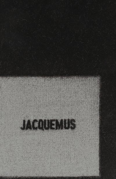Шерстяной шарф JACQUEMUS черного цвета по цене 29950 руб., арт. 24HACU00579/A0T4044, фото 4 Шерстяной шарф JACQUEMUS, арт. 24HACU00579/A0T4044, фото 4