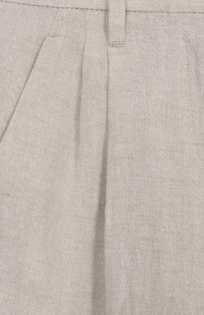 Льняные брюки BRUNELLO CUCINELLI, арт. BH547S284B, фото 3