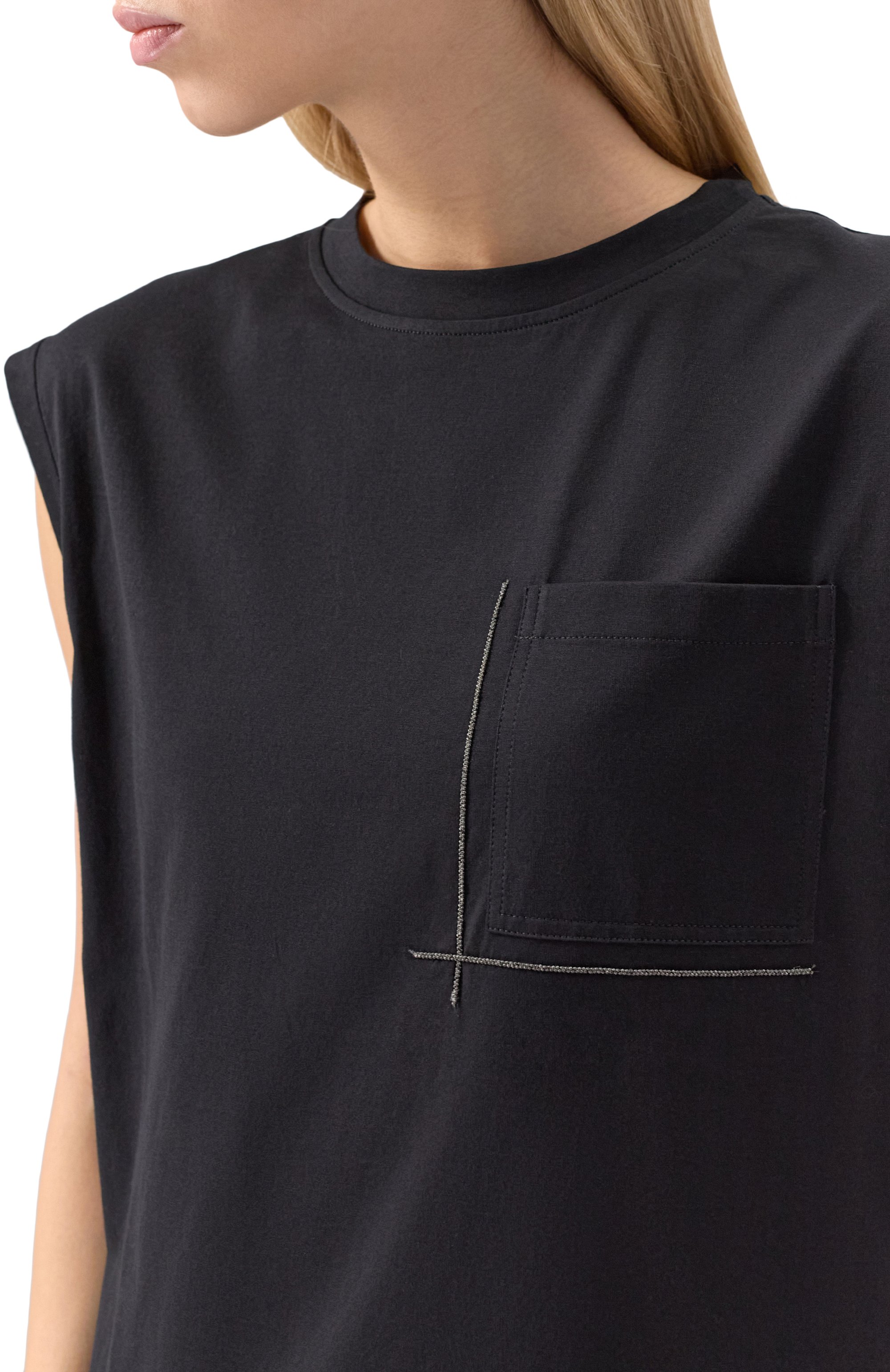 Хлопковая футболка BRUNELLO CUCINELLI, арт. M0T81HA830, фото 5