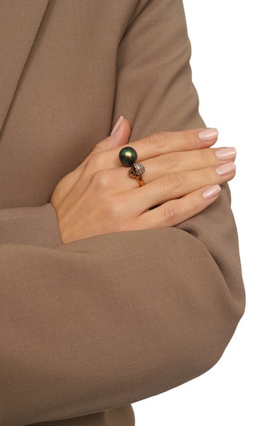 Кольцо ALEXANDER MCQUEEN разноцветного цвета по цене 42950 руб., арт. 651257 I170A, фото 2 Кольцо ALEXANDER MCQUEEN, арт. 651257 I170A, фото 2