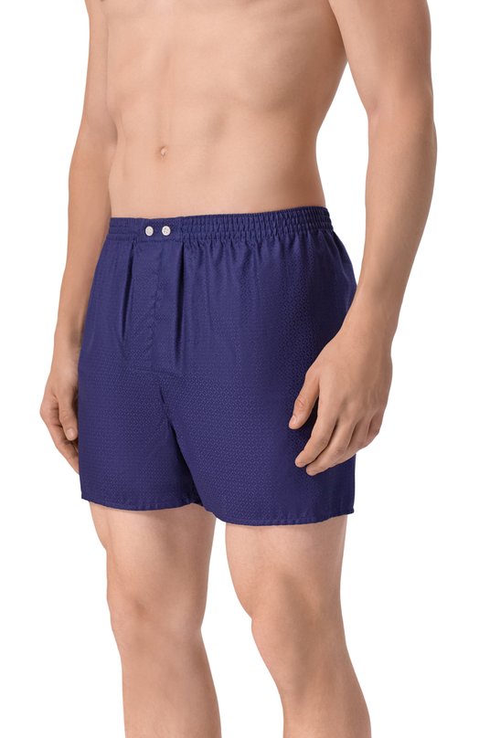 Хлопковые боксеры Derek Rose 6000-L0MB006_NAV Синий  6000-L0MB006_NAV Фото 2