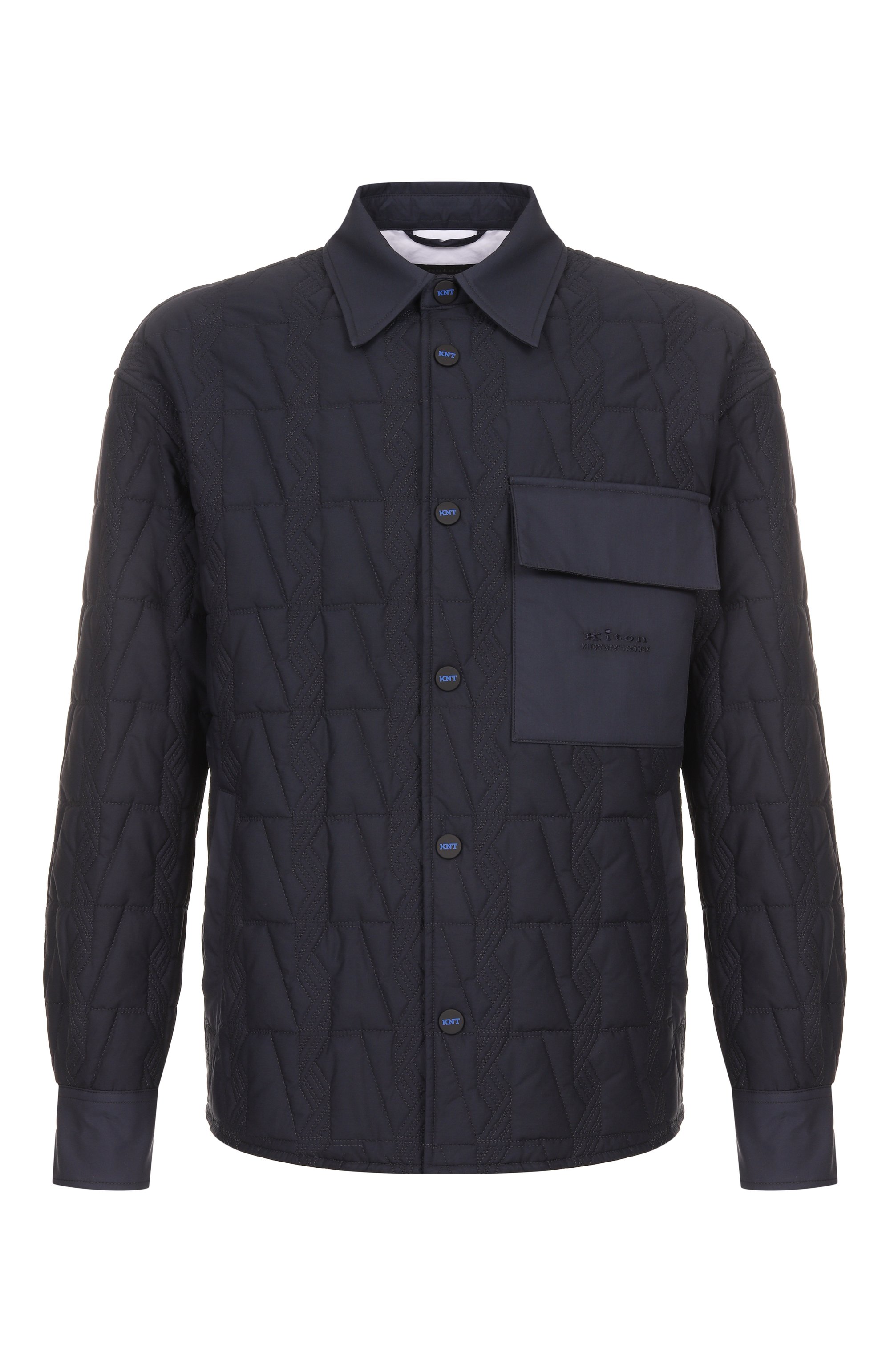 Хлопковая куртка-рубашка KITON, арт. UGK097K0753F01, фото 1