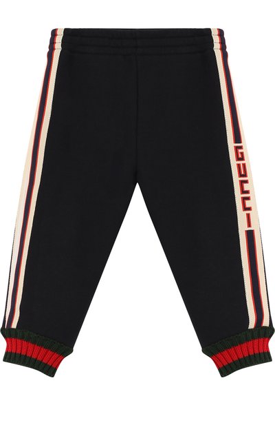 Хлопковые джогг еры с лампасами GUCCI, арт. 497807/X9L52, фото 1