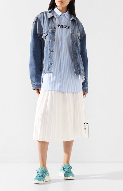 Комбинированные кроссовки skylar FERRAGAMO, арт. Z-07263031C, фото 2