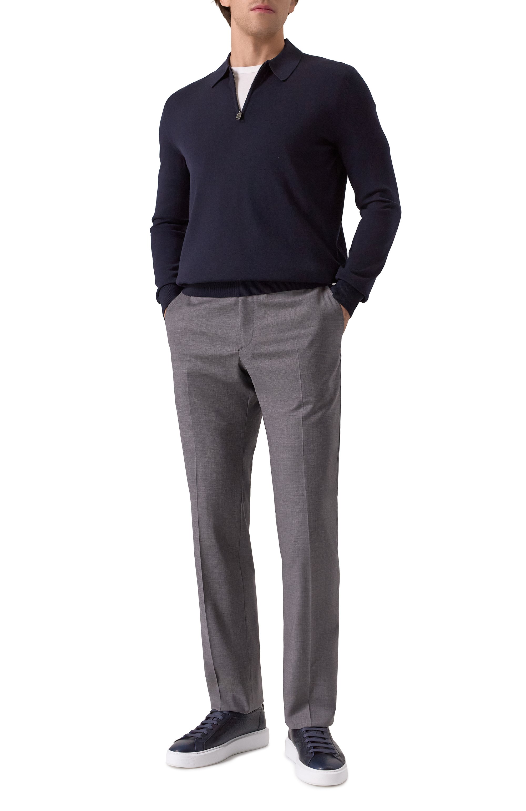 Шерстяные брюки BRIONI, арт. RPC60M-PBA44, фото 2